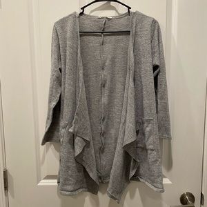 Grey Cardigan with Pockets